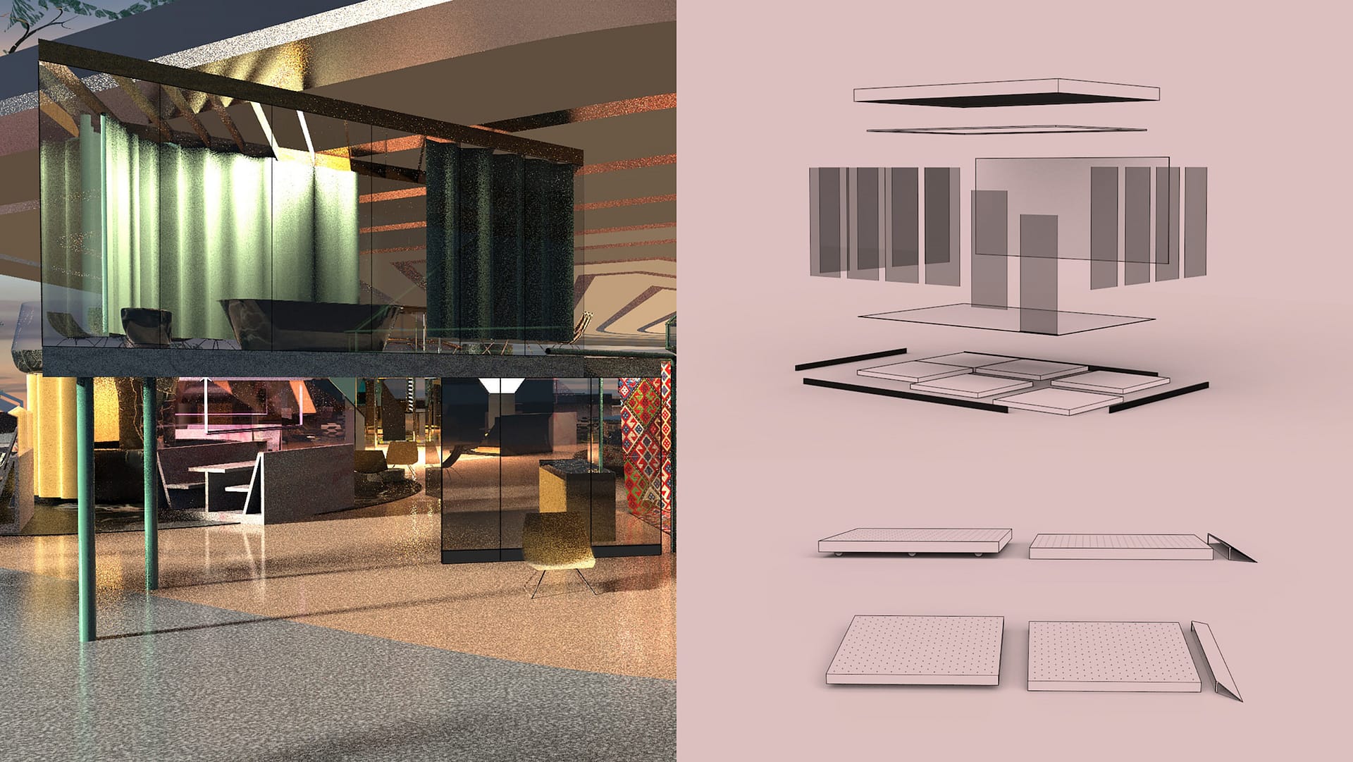 Private Space Concept Rendering